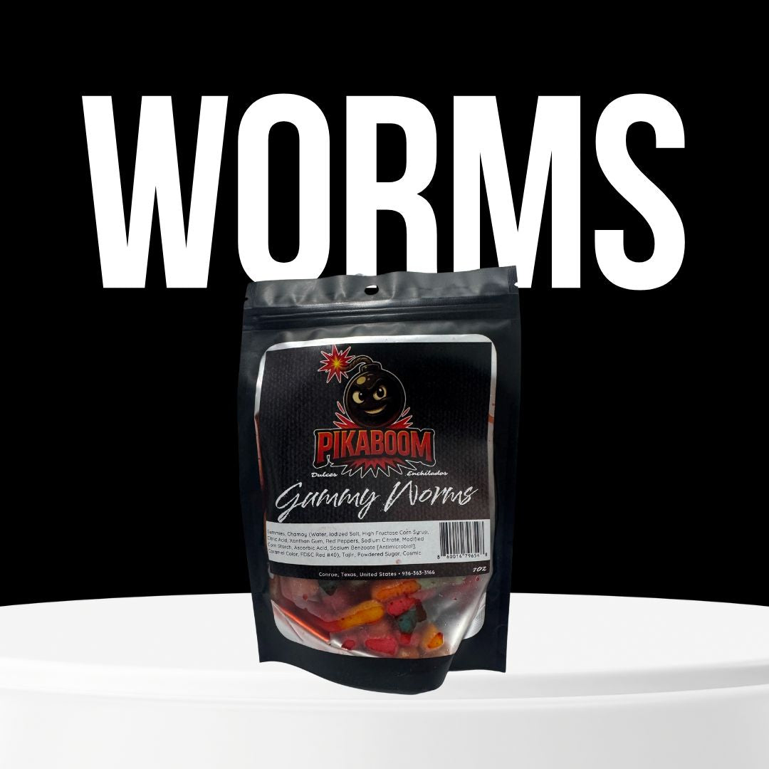 PIKABOOM GUMMY WORMS